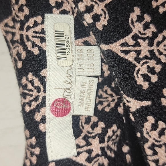 Boden Talia Textured Midi Dress size 10R Poppyseed Bud Pattern in light Pink - Picture 5 of 8